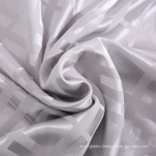 Plain simple style customized color 20 M/M jacquard 100 silk fabric custom